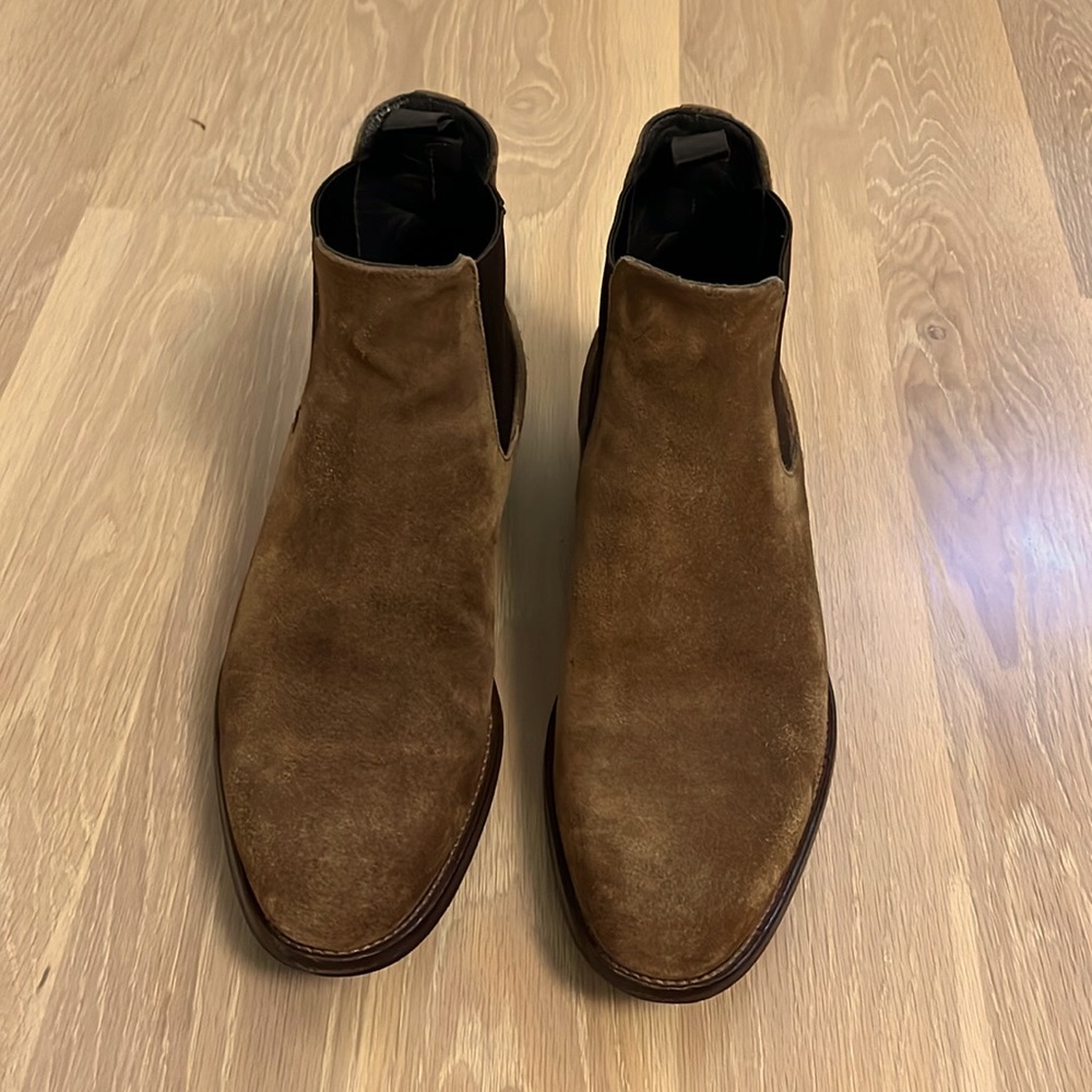 Men's Brown Suede Chelsea Boots To Boot